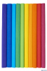 Bibuła marszczona Creatinio 50x200 mix tęczowy komplet 10 sztuk 400153931 TOP-2000